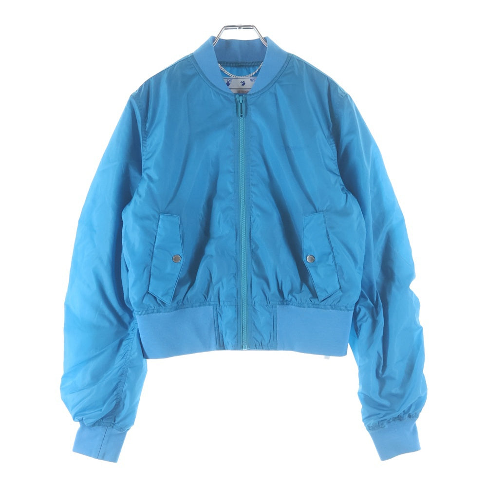 OFF-WHITE(オフホワイト) 23SS Diag Bomber Jacket ボンバージャケット ブルー OWEH017S23FAB001