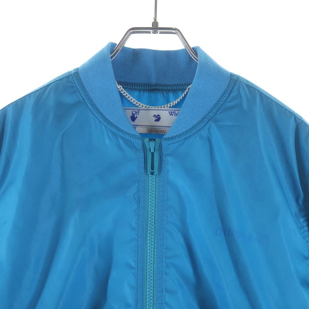 OFF-WHITE(オフホワイト) 23SS Diag Bomber Jacket ボンバージャケット ブルー OWEH017S23FAB001