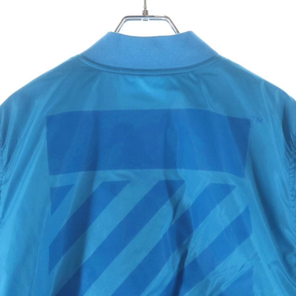 OFF-WHITE(オフホワイト) 23SS Diag Bomber Jacket ボンバージャケット ブルー OWEH017S23FAB001