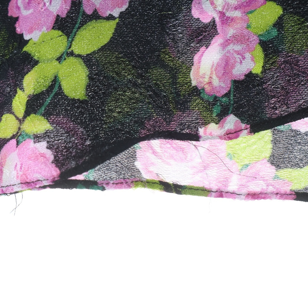 GUCCI(グッチ) Climbing Froral Blouse 花柄 半袖ブラウス ブラック レディース 485449 ZJQ29