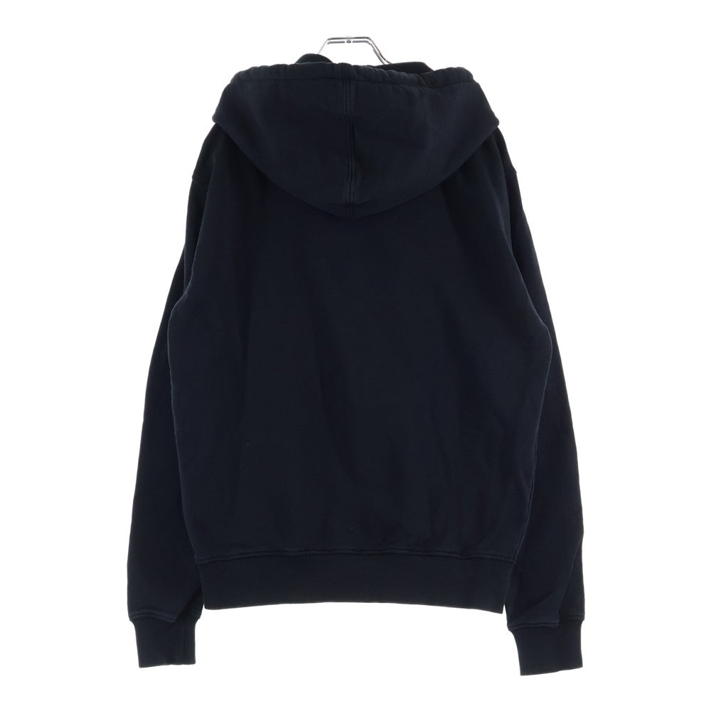 AMI Alexandre Mattiussi(アミアレクサンドルマテュッシ) Hoodie ハートロゴ刺繍 プルオーバースウェットパーカー フーディー ブラック A20HJ008.730