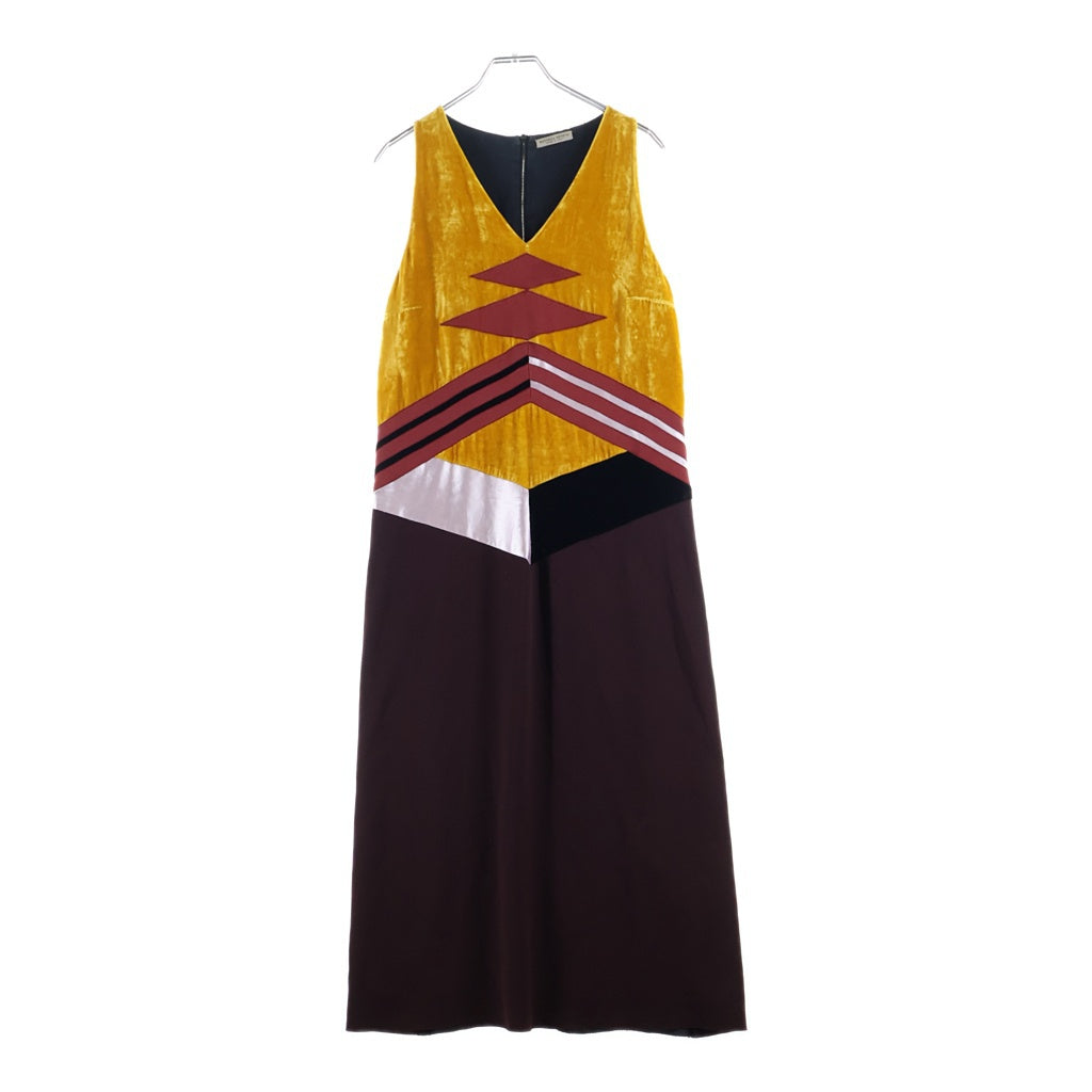 BOTTEGA VENETA(ボッテガヴェネタ) Dress ベロア ドレス ワンピース ブラウン レディース 530295