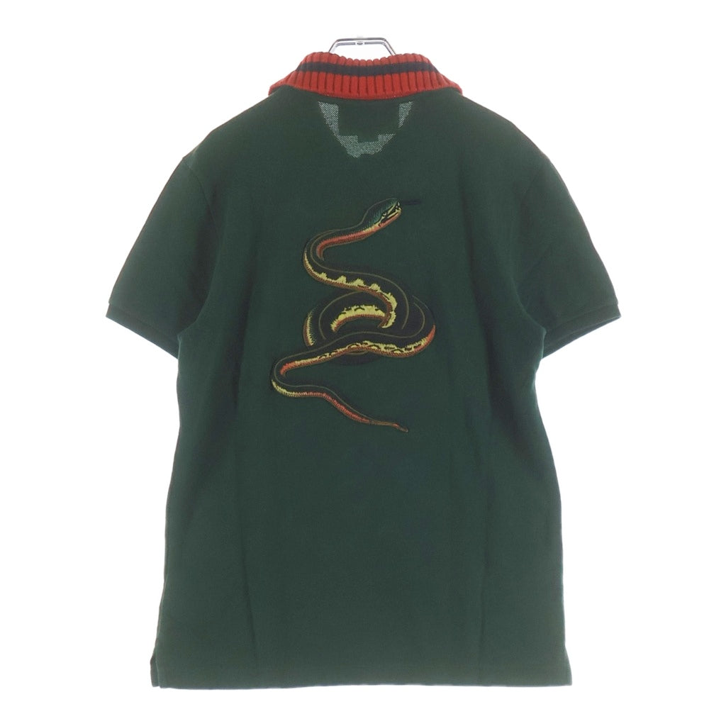 GUCCI グリーン ポロシャツ リンゴ刺繍　半袖トレーナー 楽天市場】【中古】 グッチ 半袖ポロシャツ 658081 XJEHZ メンズ SIZE