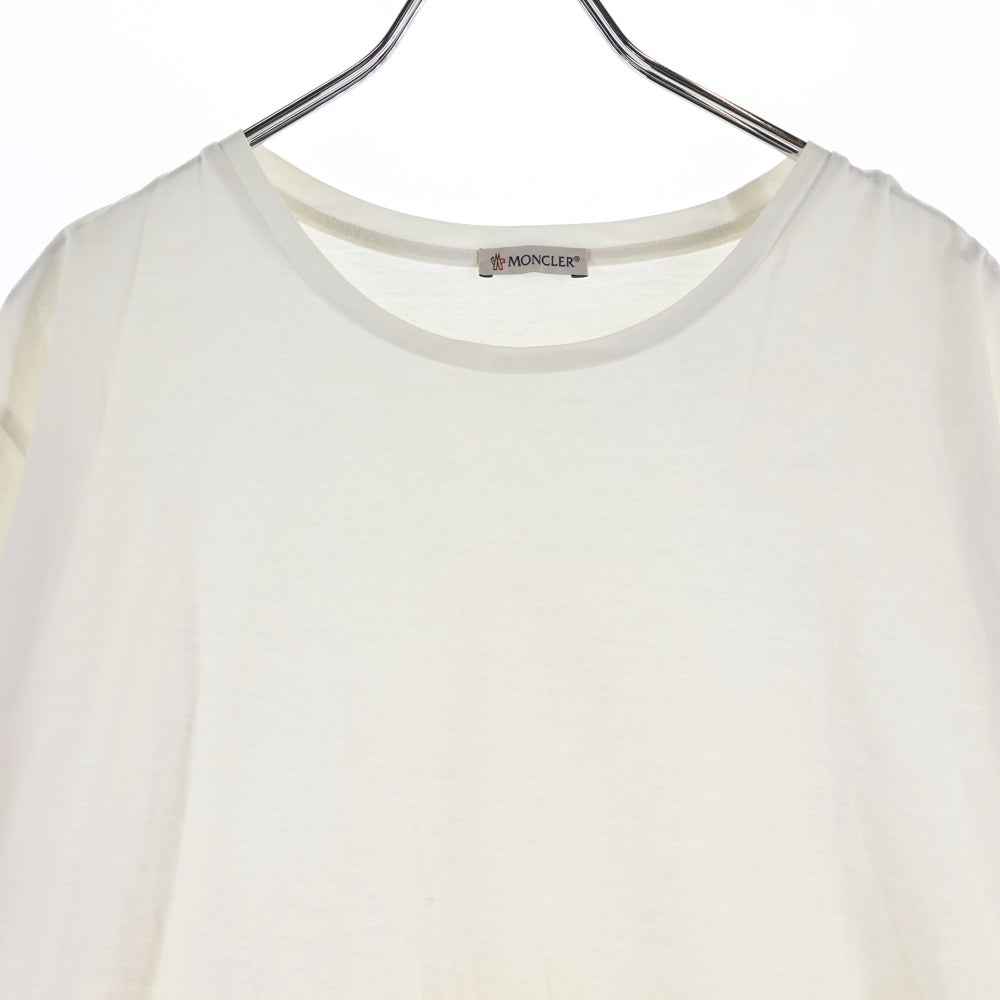 MONCLER(モンクレール) MAGLIA T-SHIRT ロゴワッペン 半袖Tシャツ ホワイト D10918001300