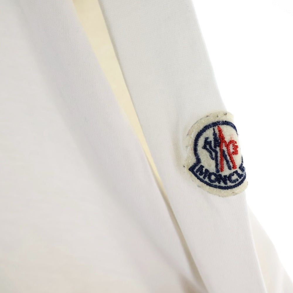 MONCLER(モンクレール) MAGLIA T-SHIRT ロゴワッペン 半袖Tシャツ ホワイト D10918001300