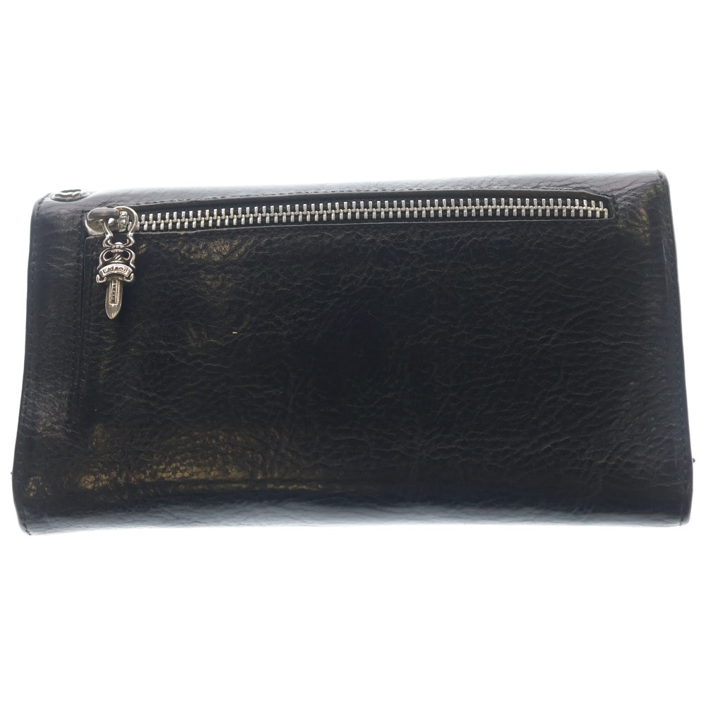 CHROME HEARTS(クロムハーツ) WAVE ウェーブ レザーウォレット 財布 ブラック