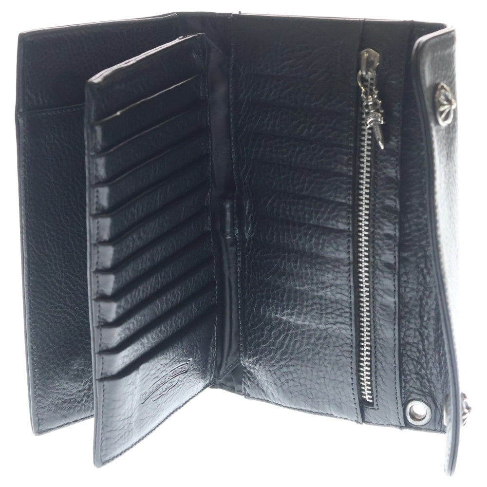 CHROME HEARTS(クロムハーツ) WAVE ウェーブ レザーウォレット 財布 ブラック