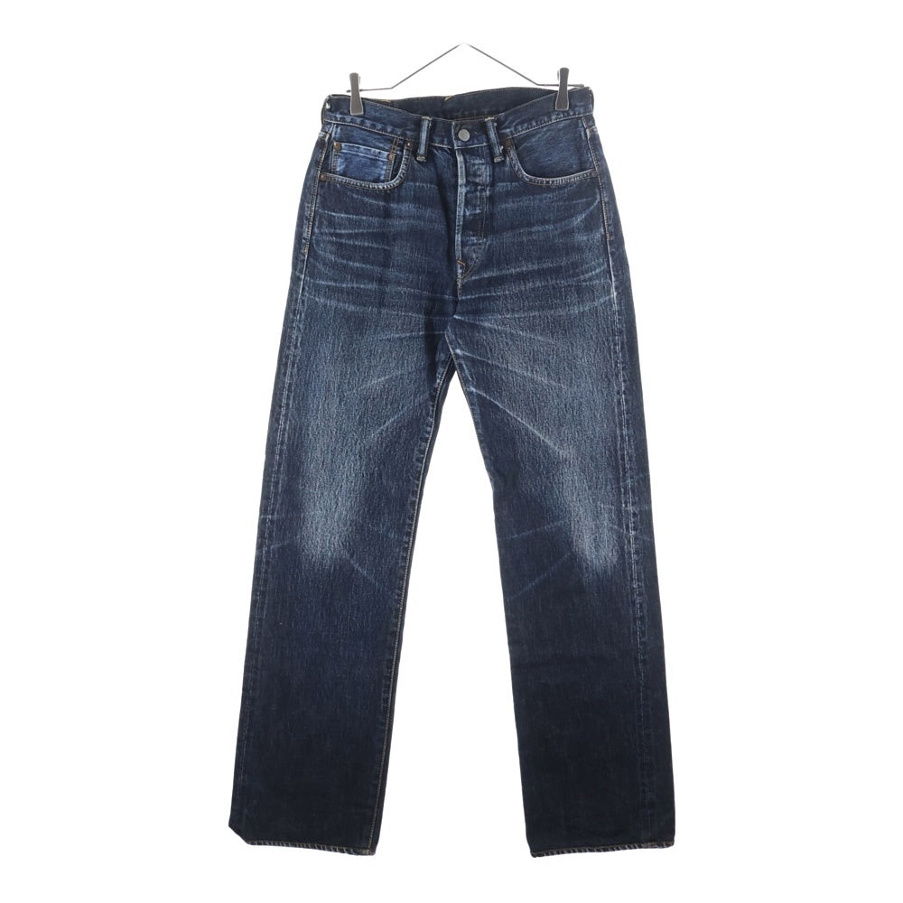 45RPM(フォーティーファイブアールピーエム) Denim Pants ボタンフライ 5ポケットデニムパンツ インディゴ