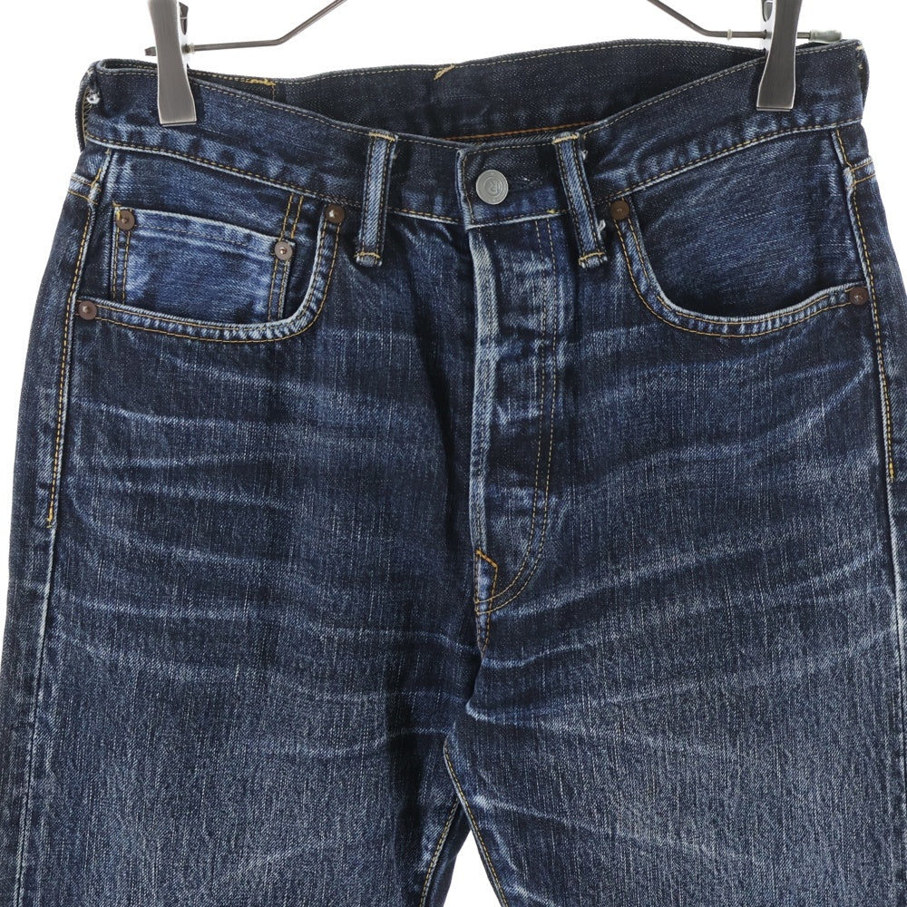 45RPM(フォーティーファイブアールピーエム) Denim Pants ボタンフライ 5ポケットデニムパンツ インディゴ