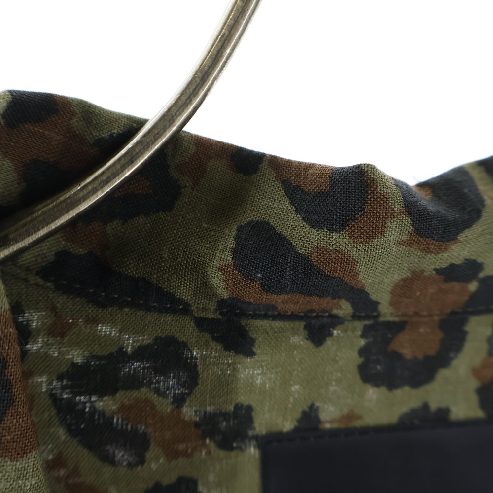 NEIGHBORHOOD(ネイバーフッド) 20SS ALOHA.LEOPARD/RL-SHIRT.LS レオパード 長袖シャツ カーキ 201TSNH-SHM05