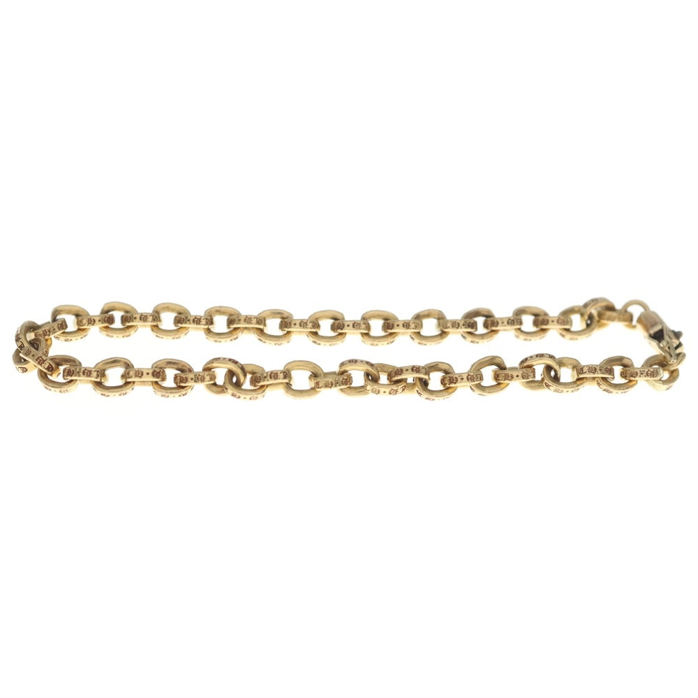 CHROME HEARTS(クロムハーツ) 22K PAPER CHAIN ペーパーチェーン ブレスレット ゴールド BCA025