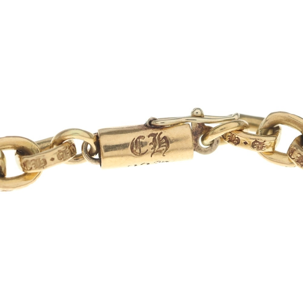 CHROME HEARTS(クロムハーツ) 22K PAPER CHAIN ペーパーチェーン ブレスレット ゴールド BCA025
