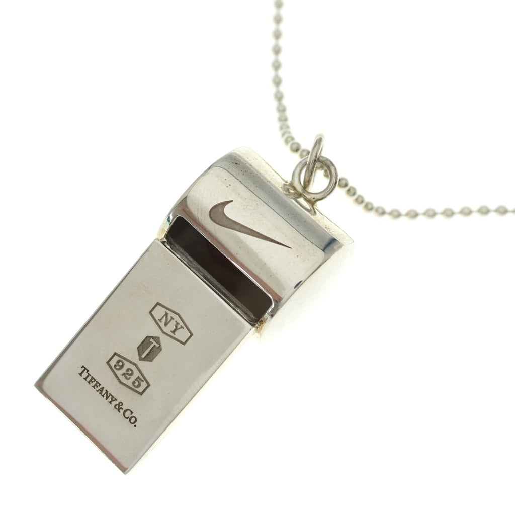 TIFFANY & Co.(ティファニー) ×NIKE Tiffany Whistle Pendant ナイキ ホイッスル 笛 ペンダント ネックレス シルバー レディース
