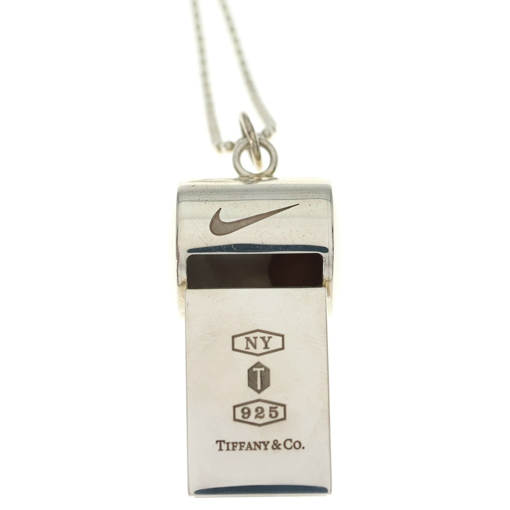 TIFFANY & Co.(ティファニー) ×NIKE Tiffany Whistle Pendant ナイキ ホイッスル 笛 ペンダント ネックレス シルバー レディース