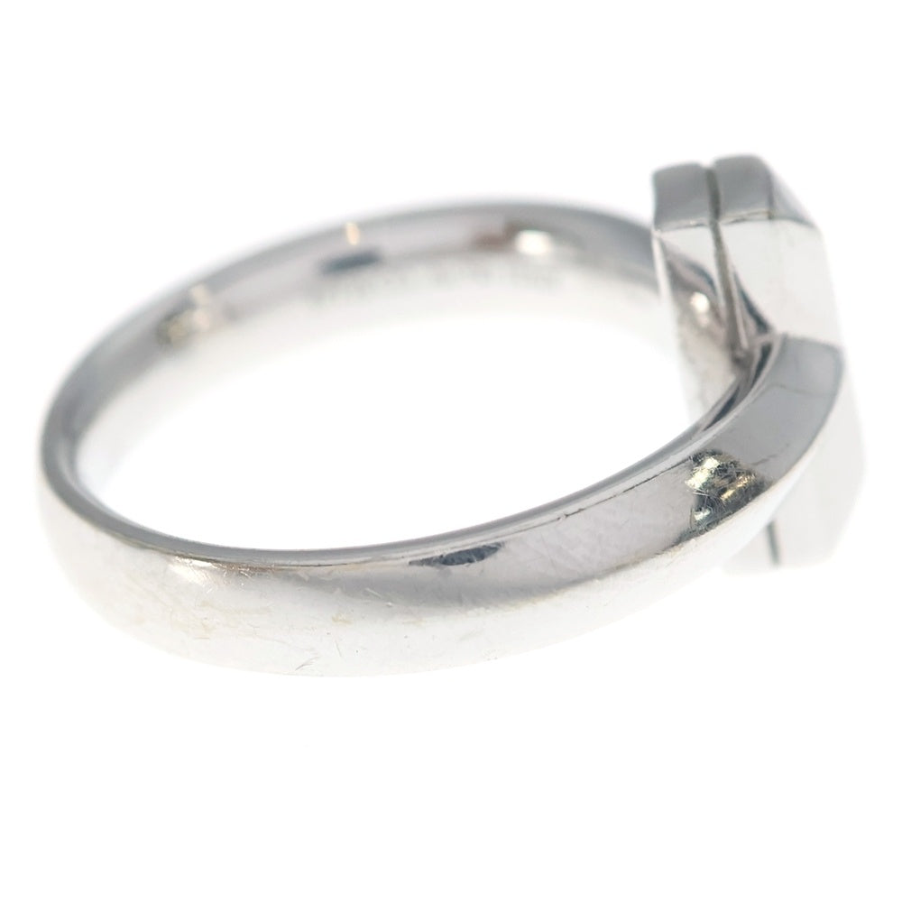 TIFFANY & Co.(ティファニー) K18WG Tワン ワイドリング ホワイトゴールド