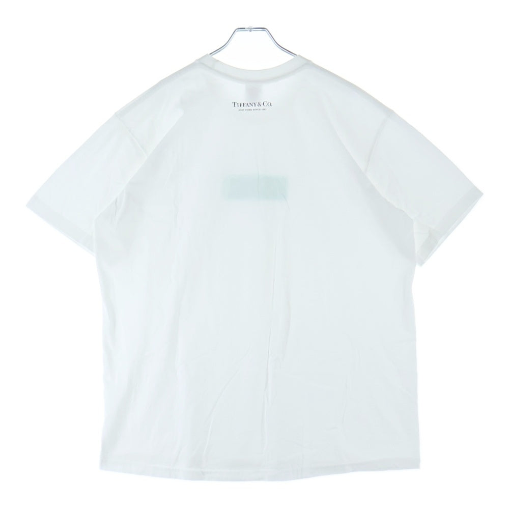 SUPREME(シュプリーム) 21AW ×Tiffany&Co Box Logo Tee ティファニー ボックスロゴ 半袖Tシャツ ホワイト