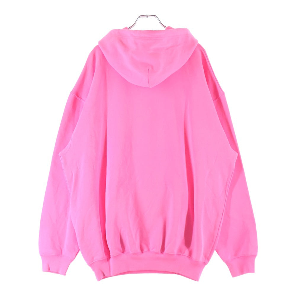 BALENCIAGA(バレンシアガ) 20AW Hoodie ロゴ刺繍 プルオーバースウェットパーカー フーディー ピンク 578135 TJVE1