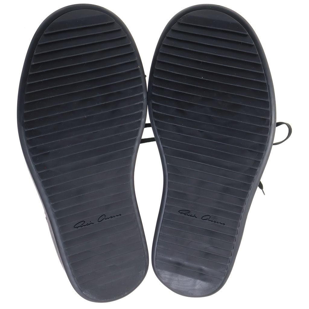 Rick Owens(リックオウエンス) MEGA BUMPER メガバンパー レザーハイカットスニーカー ブラック RP01E7859-LCO
