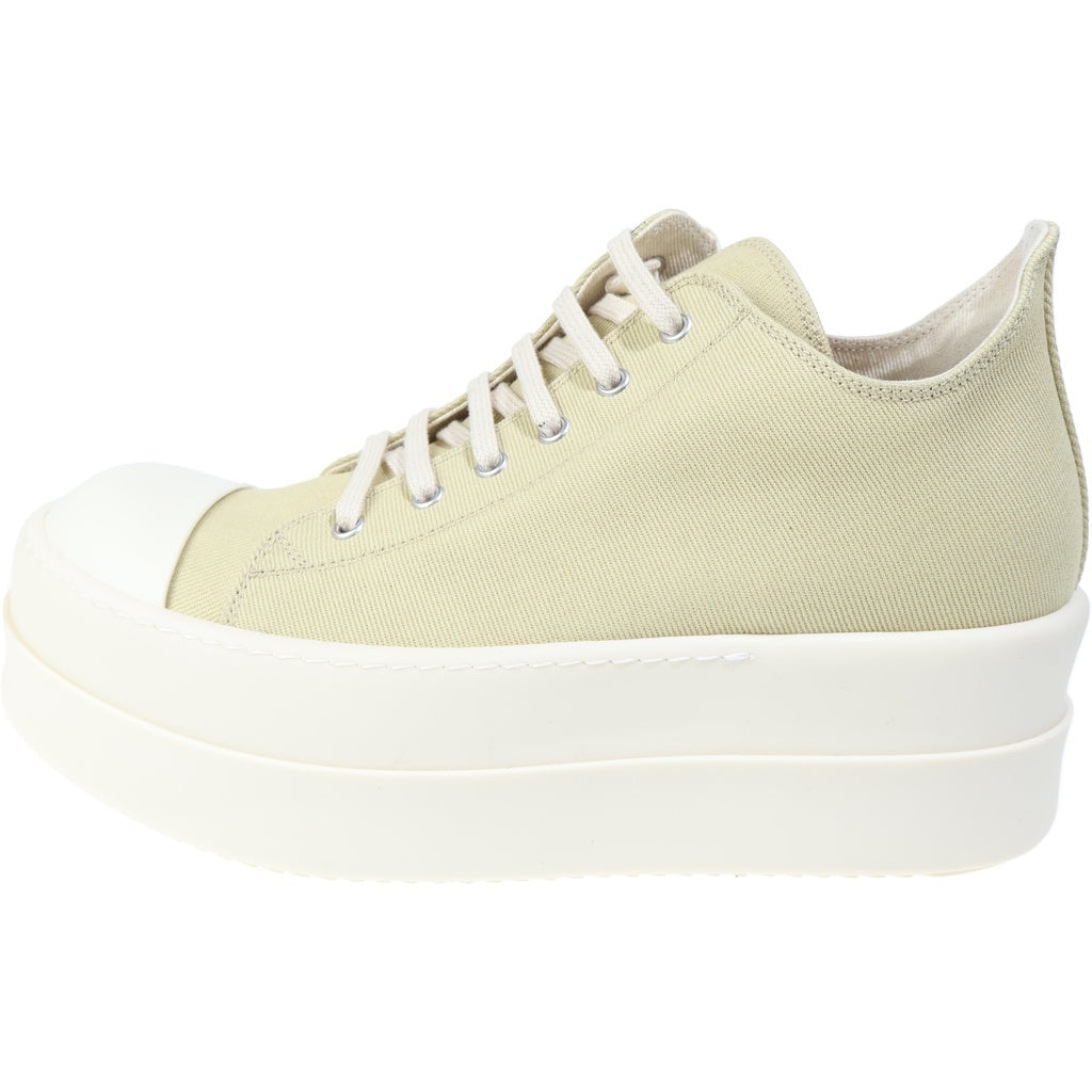 DRKSHDW(ダークシャドウ) DOUBLE BUMPER LOW SNEAKS ダブルバンパー キャンバスローカットスニーカー ベージュ DU01E3832-DO