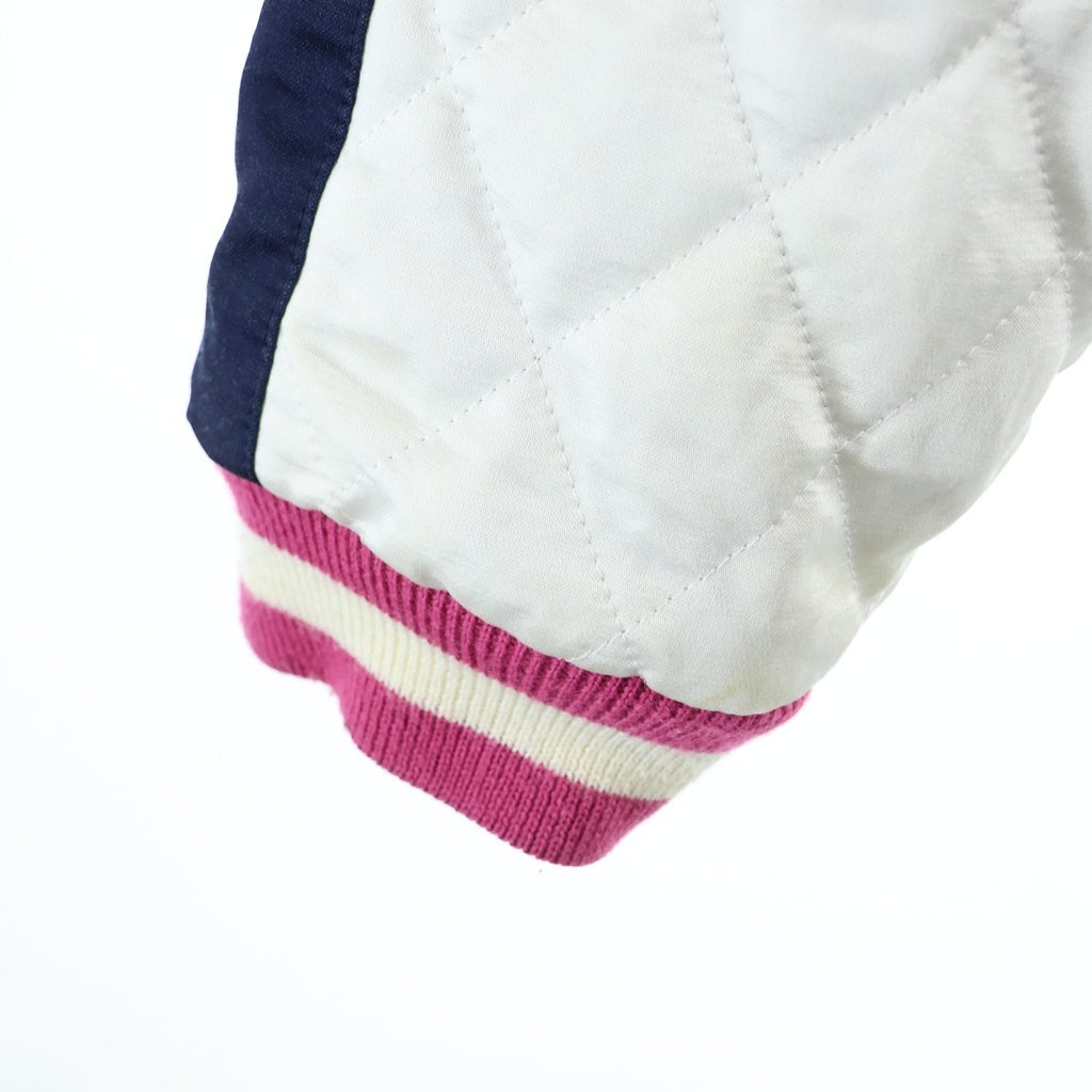 HUMAN MADE(ヒューマンメイド) 22SS ×Verdy VICK YOKOSUKA JACKET ロゴ刺繍 リバーシブル スカジャン ネイビー