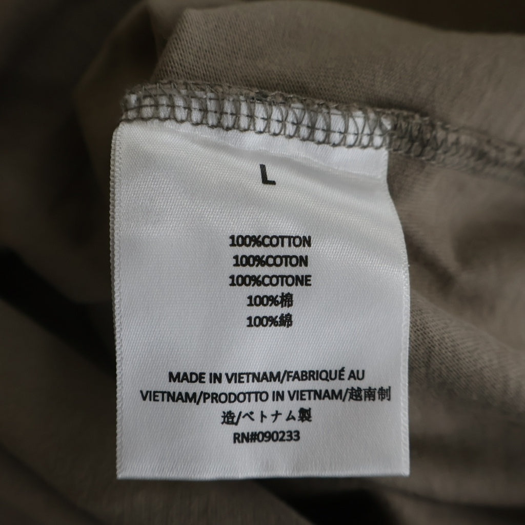 FEAR OF GOD ESSENTIALS(フィアオブゴッド エッセンシャルズ) L/S T-SHIRT フェルトロゴ 長袖Tシャツ ロンT ベージュ