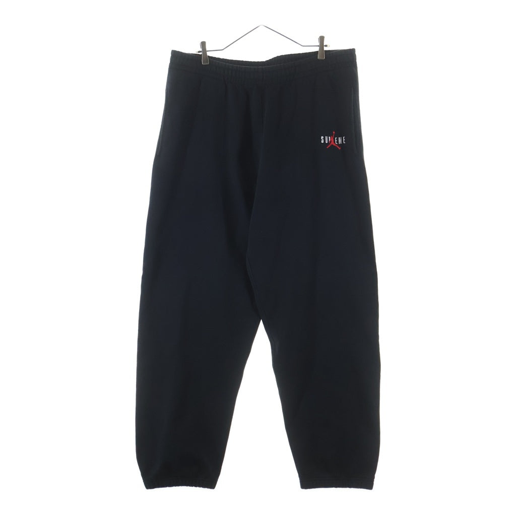 SUPREME(シュプリーム) 24AW ×NIKE Jordan Sweatpant ナイキ ジョーダン ジャンプマンロゴ スウェットパンツ ブラック HF0838-010