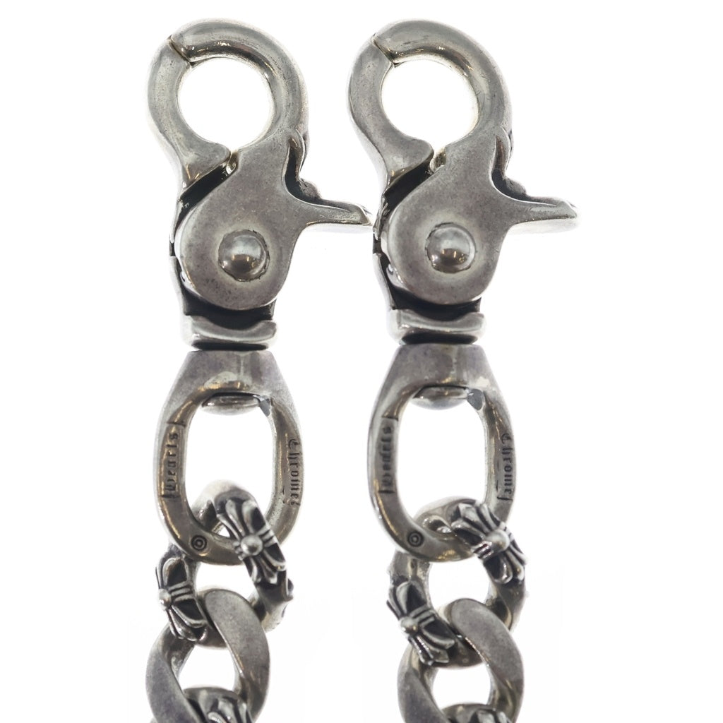 CHROME HEARTS(クロムハーツ) FANCY SHORT-T/2クリップショートファンシー ウォレットチェーン シルバー BCA077