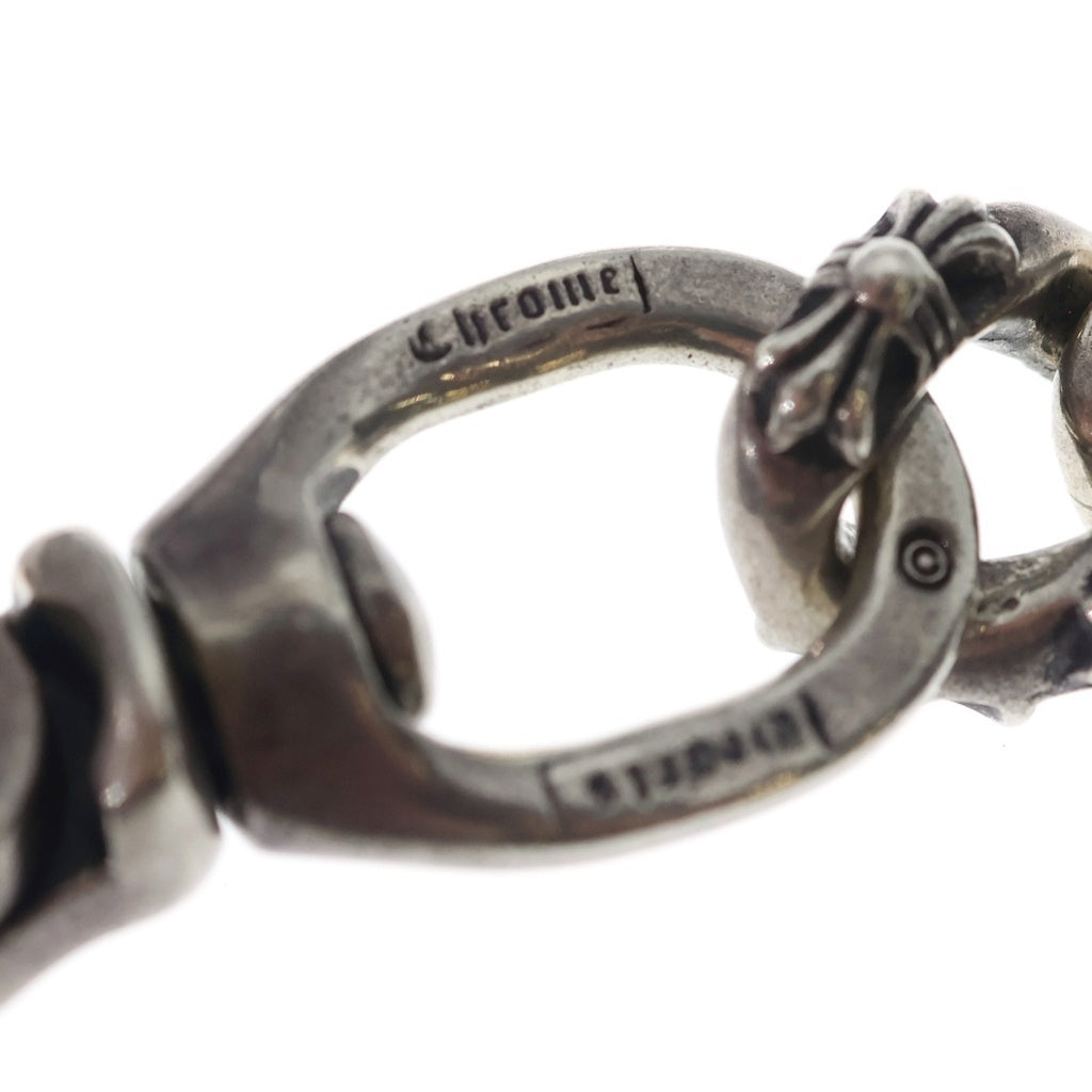 CHROME HEARTS(クロムハーツ) FANCY SHORT-T/2クリップショートファンシー ウォレットチェーン シルバー BCA077