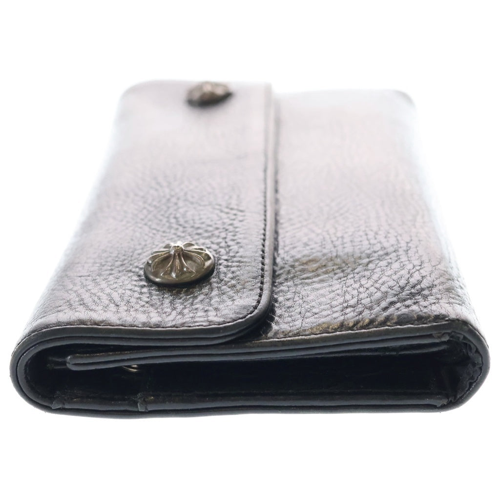 CHROME HEARTS(クロムハーツ) WAVE ウェーブ レザーウォレット 財布 ブラック