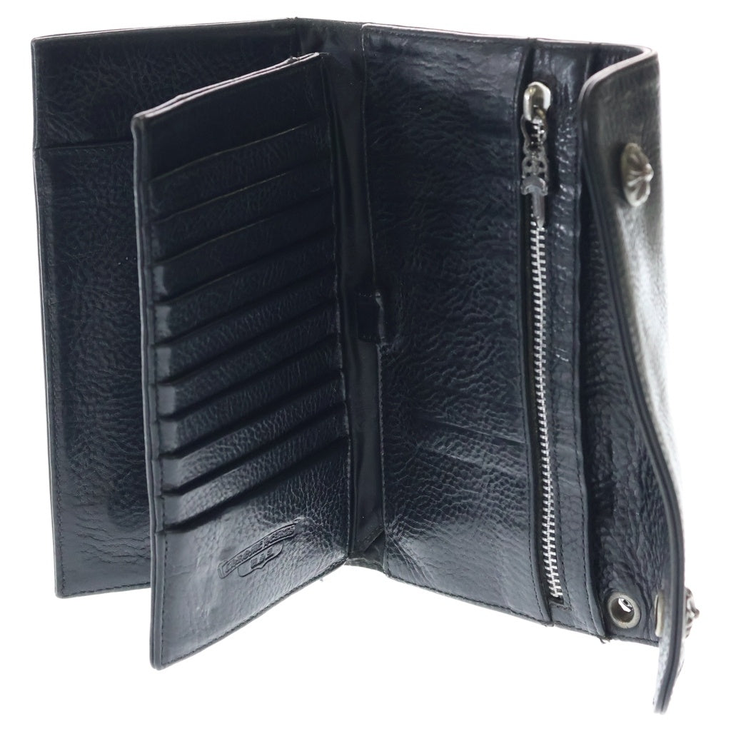 CHROME HEARTS(クロムハーツ) WAVE ウェーブ レザーウォレット 財布 ブラック