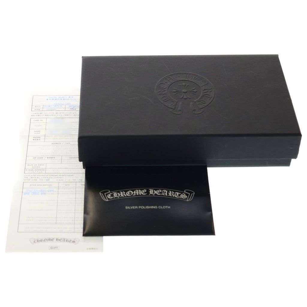 CHROME HEARTS(クロムハーツ) WAVE ウェーブ レザーウォレット 財布 ブラック