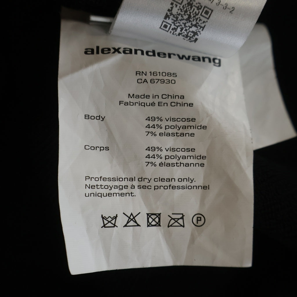 ALEXANDER WANG(アレキサンダーワン) Compact スポーティ ミニワンピース ネイビー 1KC2256020 レディース