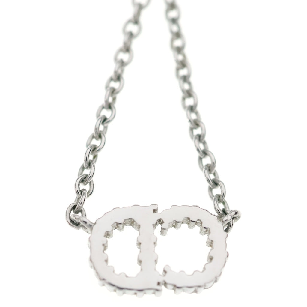 DIOR(ディオール) Clair D Lune クレール ディー リュヌ ラインストーン装飾 ネックレス シルバー レディース