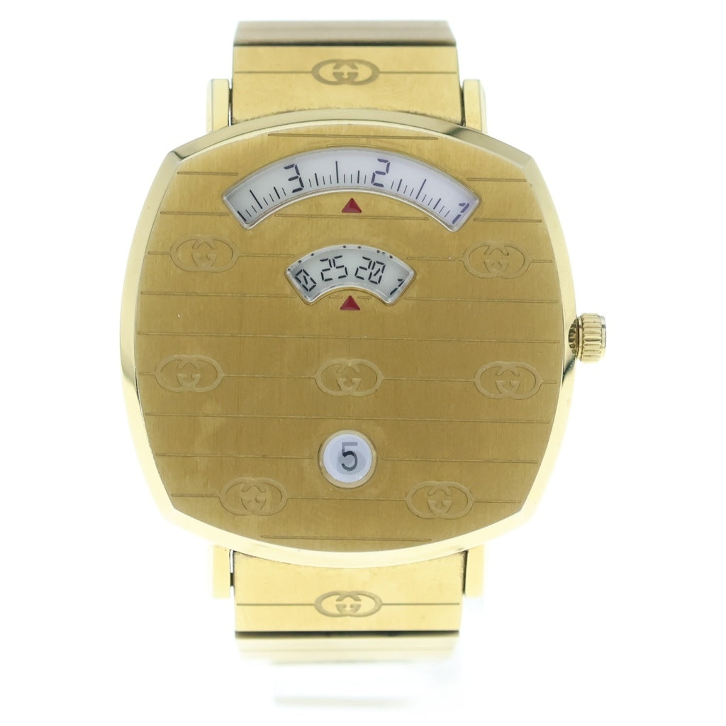 GUCCI(グッチ) グリップウォッチ クウォーツ腕時計 ゴールド YA157403