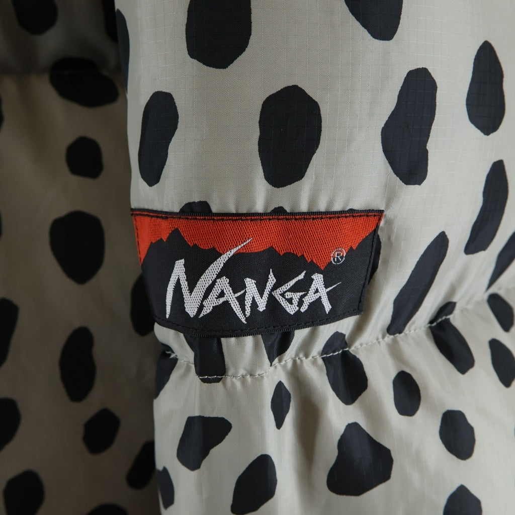 WACKO MARIA(ワコマリア) 24AW ×NANGA LEOPARD DOWN JACKET ナンガ レオパードダウンジャケット グレー