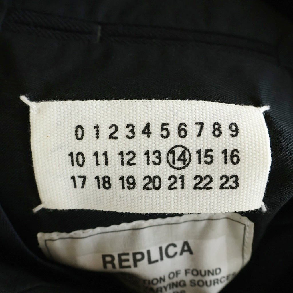 Maison Margiela(メゾンマルジェラ) 06AW ここのえ期 REPLICA 3B Wool Long Coat レプリカ ウールロングコート ブラック