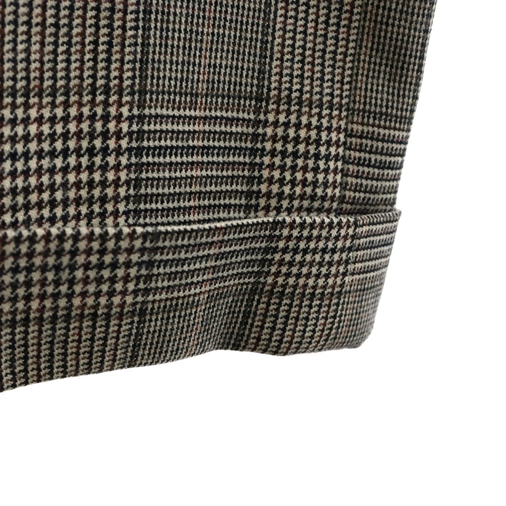 DRIES VAN NOTEN(ドリスヴァンノッテン) Wool Check Pants ウールチェックパンツ グレー