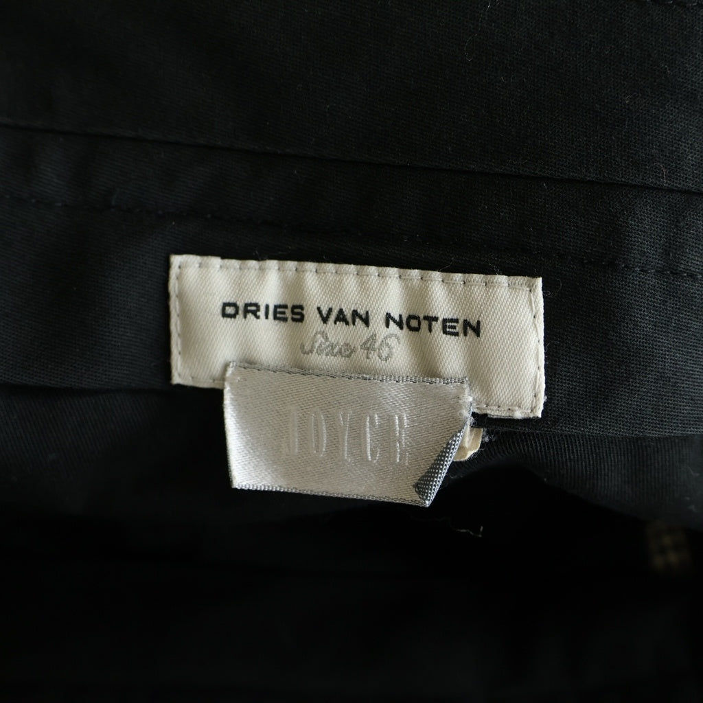 DRIES VAN NOTEN(ドリスヴァンノッテン) Wool Check Pants ウールチェックパンツ グレー
