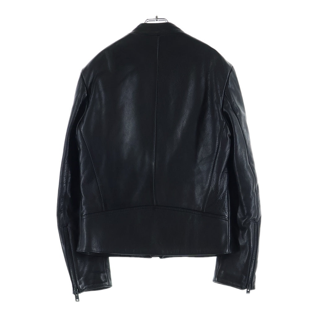 Maison Margiela(メゾンマルジェラ) 15AW 5Zip Leather Jacket ハの字 レザーライダースジャケット ブラック S30AM0313 SX9250