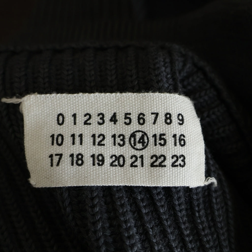 Maison Margiela(メゾンマルジェラ) 07AW ここのえ期 Drivers Knit ドライバーズニット ジップアップウールニットセーター グレー
