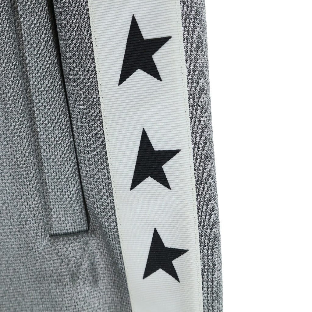GOLDEN GOOSE DELUXE BRAND(ゴールデングースデラックスブランド) Star Jogger Pants スタープリント ジョガーパンツ シルバー GMP00877