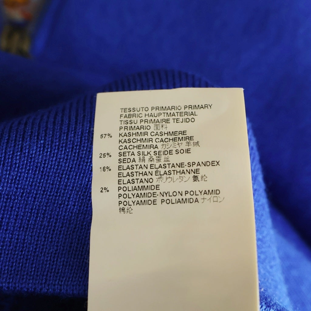 MARC JACOBS(マークジェイコブス) 14SS Cashmere Hoodie カシミヤ ジップアップパーカー フーディー ブルー S84GU0009 S25099
