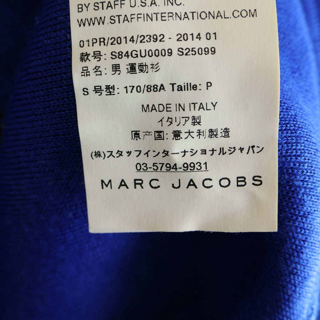 MARC JACOBS(マークジェイコブス) 14SS Cashmere Hoodie カシミヤ ジップアップパーカー フーディー ブルー S84GU0009 S25099