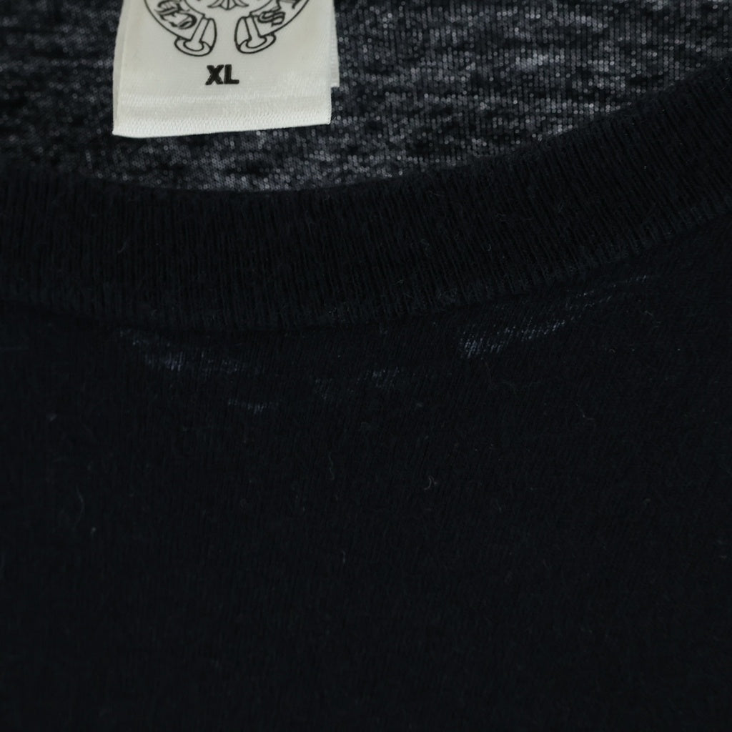 CHROME HEARTS(クロムハーツ) OLD Foti Skeleton Print L/S Tee オールド フォティ 両面プリント ロングスリーブ長袖Tシャツ ブラック