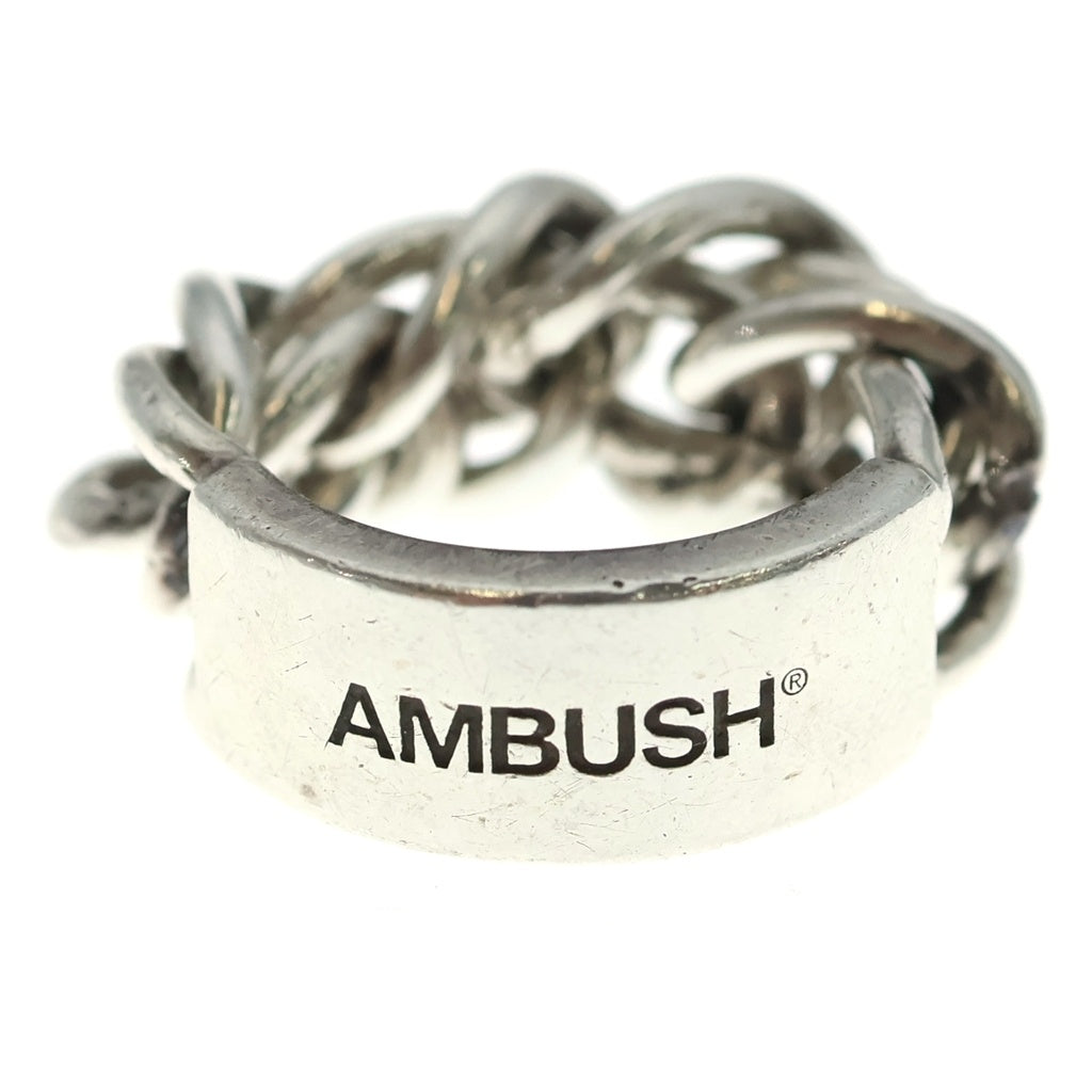 AMBUSH(アンブッシュ) CHAIN RNG 4 チェーンリング シルバー