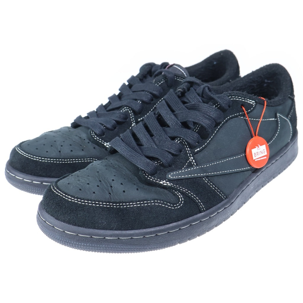 NIKE(ナイキ) ×TRAVIS SCOTT AIR JORDAN1 LOW OG SP トラヴィススコット エアジョーダン1 ブラックファントム ローカットスニーカー ブラック US11/29cm DM7866-001