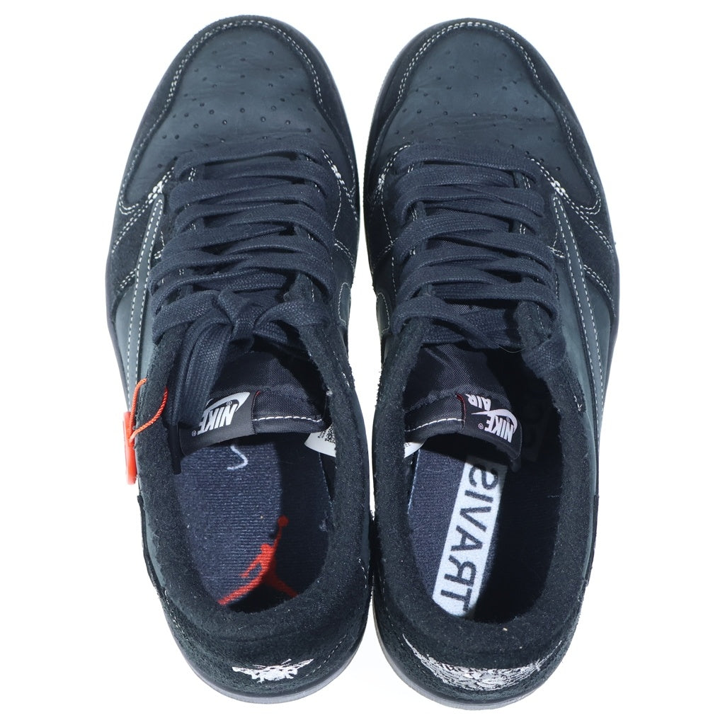 NIKE(ナイキ) ×TRAVIS SCOTT AIR JORDAN1 LOW OG SP トラヴィススコット エアジョーダン1 ブラックファントム ローカットスニーカー ブラック US11/29cm DM7866-001