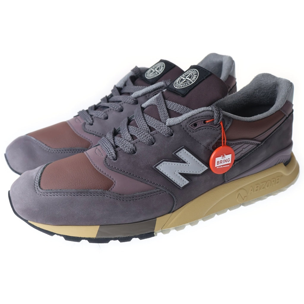 New Balance(ニューバランス) Stone Island 998 ストーンアイランド ラソゴマート ローカットスニーカー ブラウン US13/31cm U998PR