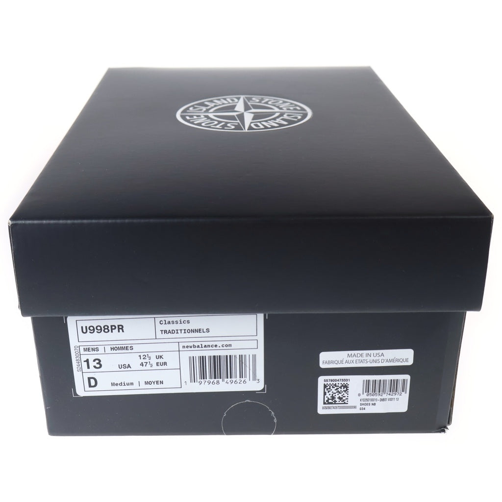 New Balance(ニューバランス) Stone Island 998 ストーンアイランド ラソゴマート ローカットスニーカー ブラウン US13/31cm U998PR