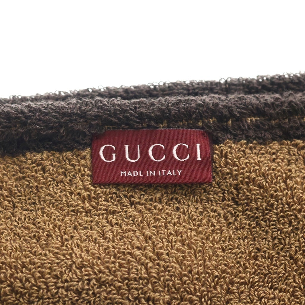 GUCCI(グッチ) テリークロス ビーチブランケット ブラウン 780656 3GALE レディース